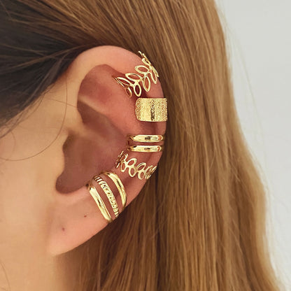 clip on gold hoop earrings